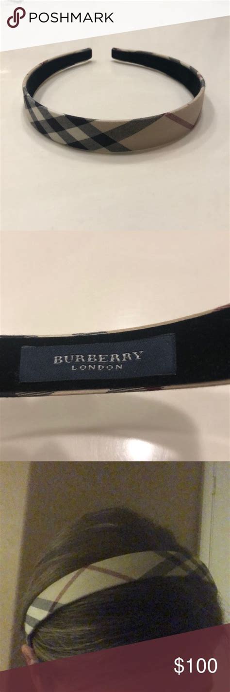 burberry women's headbands|burberry dark birch brown headband.